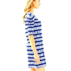 LILLY PULITZER Pima Cotton La Jolla High Tide Dress, Size Small